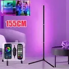 155CM RGB LED Floor Corner Lamp Light Stand Bluetooth APP Streaming Gaming Decor