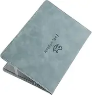 LIGHTAOTAO Birth Certificate Sleeve Leather Protective Cover for Newborn Documents Lightweight Portable Certificate Folder with Cartoon Patterns for Showers and Keepsakes