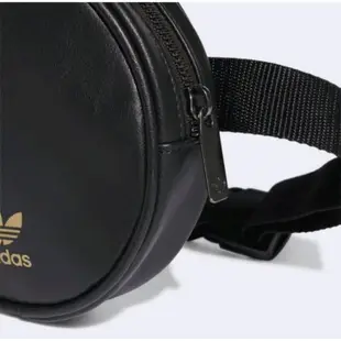 ADIDAS ORIGINALS ROUND WAIST BAG 黑金 三葉草 圓形 小包 側背包 腰包 FL9628