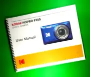 Owners Manual for Kodak PixPro FZ55 Camera 83 Pages W/Clear Covers!