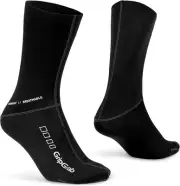 GripGrab Windproof Spring Fall Thermal Cycling Socks Long High 8-8.5, Black