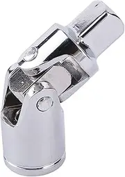HAUAGEZWU Universal Joint Set Socket Ratchet Wrench Adapter 1/4" 3/8" 1/2" Extension Bar Adapter Crv Steel(1-2 12.5mm)