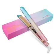 Colorful Flat Iron 450 Degrees Ceramic Hair Straightener and Curler 2 in 1 30...