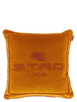 [Etro Home] Etro Home-Spunga Logo Cushion Cushions Arancione-Unisex OS