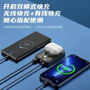 磁吸無線充電寶透明22.5w超級快充移動電源適用于蘋果iPhone14手機專用magsafe超薄小巧迷你快充充電寶大容量