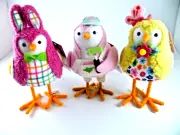 SET OF 3 TARGET SPRITZ FEATHERLY FRIENDS SPRING BIRDS 2025 SCRIBBLE TINT HUE