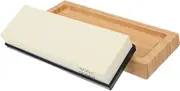Cabilock 1 Set Double Sided Sharpening Stone Whetstone with Corundum Flattening Stone for Knife and Tool Repair Versatile User Friendly Design