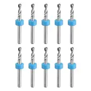 2.95mm Tungsten Carbide CNC Engraving Print Circuit Board PCB Drill Bits 10 Pcs