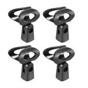 4Pcs Universal Microphone Mic Clip Holder for 23-29mm Mic Stand 15mm Thread Dia