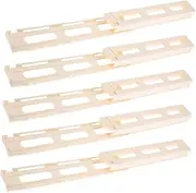 Abaodam 5pcs Trays for Mexican Train Game Holders for Organized Play Accessories for Family Fun and Setup