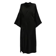 [Pinko] Pinko Open-back Midi Dress 42 IT BLACK
