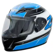 Zamp H759C04L, FS-9 Helmet, Large, Blue/Silver, Snell M2020D & DOT Approved
