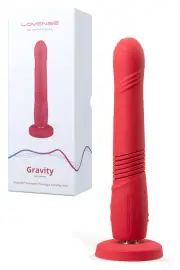 Lovense Gravity 10.2" App Controlled Thrusting, Vibrating Dildo