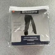Husqvarna Chainsaw Chaps Protective Gear 531309565 36" Leg Adjustable Waist Gray