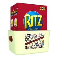 在飛比找樂天市場購物網優惠-RITZ麗滋餅乾三麗鷗收納箱600G【愛買】