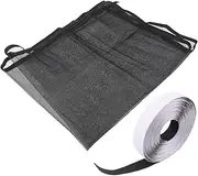 ETHZZLE 1 Set Mosquito Window Screen Mesh Adhesive Insect Mesh for Easy Installation Removable Washable Screen for Sliding and Opening Windows Breathable Protection
