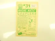 Kadee, , HO Scale, with draft gear boxes, 2 pair Magne - Matic Coupler, No 31