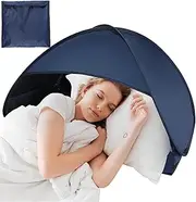 Ruhnjyg Sleep Den Bed Tent - Portable Head Sleep Tent | Sun Proof Face Protection Canopy for Camping Picnic Tanning Poolside Fishing Hiking Beach Vacation