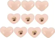 GLSTOY 10pcs Heart Shaped Sewing Buttons for Crafts Decorative Coat Buttons for Jackets Shirts and Pajamas