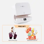 HTVRONT Auto Tumbler Heat Press Machine With Free LuckyBox- Sublimation Tumbler Heat Press,for Tumbler,Mug,Glass,Cup&Bottle 10-30oz, Machine Option / White Machine&giveaway