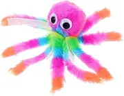 ibasenice Plush Stuffed Octopus Cat Toy Puppy Teething Toy Interactive Pet Plaything