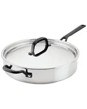 KitchenAid 5-Ply Clad Stainless Steel Induction Saute Pan With Lid