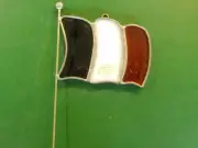 IRISH FLAG SUNCATCHER 4" x 6" (CL 55)