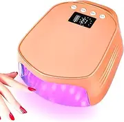 96W LED Nail Lamp, Rechargeable UV Light for Gel Nails, Professional Nail Dryer With Automatic Sensor/4 Timer Setting, Large Capacity-10000mAh