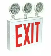 ATLITE - EMERGENCY RCS8R-3 Ny Inc Combo, 1 Face, 3 Heads, Wh