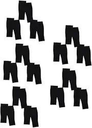 SUPVOX 5sets Elastic Calf Compression Leg Sleeves Sports Leg Support Brace Shin Guard for Soccer Basketball Walking 3pairs*5