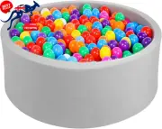 Round Ball Pit for Toddlers & Kids, Indoor/Outdoor Memory Foam Play Tent, Gift