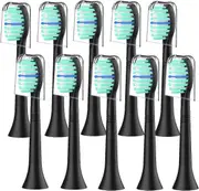 Zhenv Replacement Toothbrush Heads Compatible With Philips,10 Pack Electric Brush Heads Proresults For Gum Health/flexcare/healthywhite&more