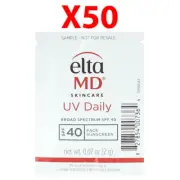 Elta MD UV Daily Broad Spectrum SPF 40 0.07oz/2g SET OF 50