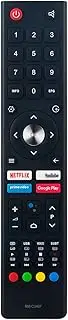 RM-C3407 Replacement Voice Remote fit for JVC 4K UHD LED Android TV LT-40N5115A LT-50N7115A LT-55N7115A LT-65N7115A LT40N5115A LT50N7115A LT55N7115A with APP Netflix YouTube PrimeVideo GooglePlay