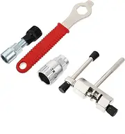 Abaodam 4pcs Bike Repair Tool Set Bottom Bracket Removal Kit with Crank Extractor Durable and Precision Designed for Easy Crank Arm Removal for Mountain and Road Bikes