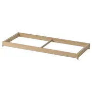 KOMPLEMENT clothes rail, white stained oak effect, 75x35 cm