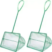 2 Pack Aquarium Net Fish Net, 6.0 Inch Fish Tank Net Large, Fine Mesh Aquarium N