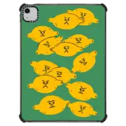 iPad Air (4th/5th gen) iPad Impact Case Angry Lemons iPad Case by Tess Smith-Roberts