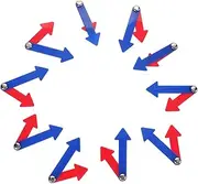 Alipis 10 Sets Telling Clock Hands for Educational Clock Parts for Learning and DIY Crafts for Home School Classroom Activities and Scrapbooking