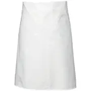 TWO (2) POLY/COTTON BLEND 34" WIDE OFF WHITE APRONS NEW