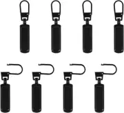 8pcs Zipper Pull Replacement, Zipper Part Replacement Detachable Metal Zipper