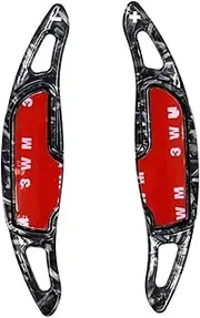 Car Steering Wheel Shift Paddles for Haval H6 2020 2021 2022 Paddle Shifter Car-Styling Car Shifter Styling Accessories Extension Shifters Sticker 2pcs HTEOPOEKFR(2pcs Forged Pattern)