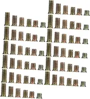 HOMOBABE 105Pcs Threaded Insert Nuts Socket Nuts Plated Resistant for Furniture Assembly and Repair High Hardness for Use