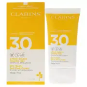 Dry Touch Sun Care Cream SPF 30 by Clarins for Unisex - 1.7 oz Sunscreen