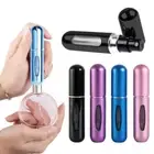 5x Mini Perfume Atomizer Portable Travel Refillable Bottle Scent Pump Spray 5ml