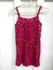 NWT Mini Boden Girls 9-10 Tutti Frutti Pineapple Summer Romper One Piece Jumper