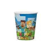 10PC New Minecraft Cups Party Supplies Birthday Decorations