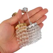 Doll house Miniatures 1/6 1/12 Scale Accessories LED Lamp Crystal Ceiling Light