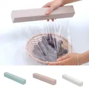 Refillable Plastic Wrap Dispenser Cling Wrap Dispenser with Slide Cutter Reusabl