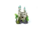 Kazoo Castle with Plants 2pc Set Small Tank Ornament